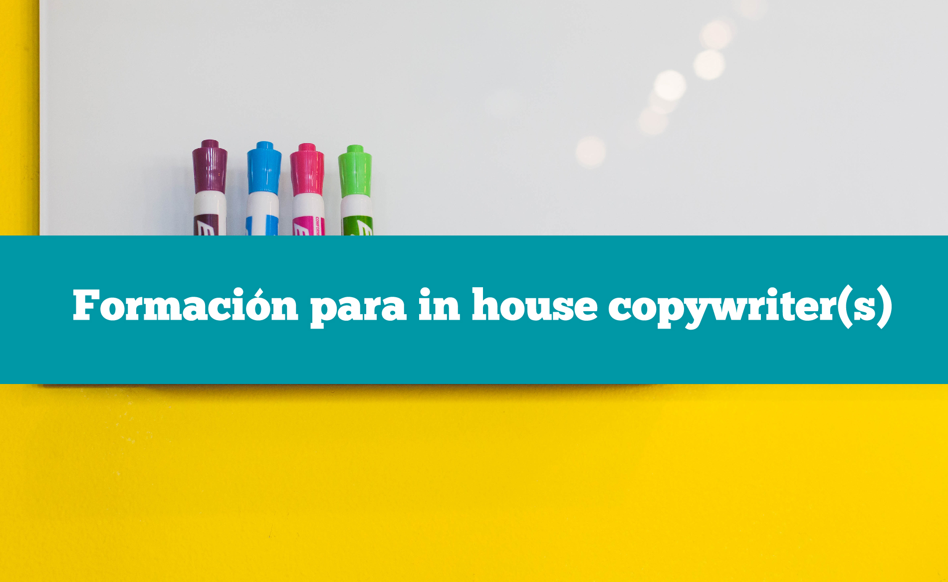 Formación para in house copiwriter(c)