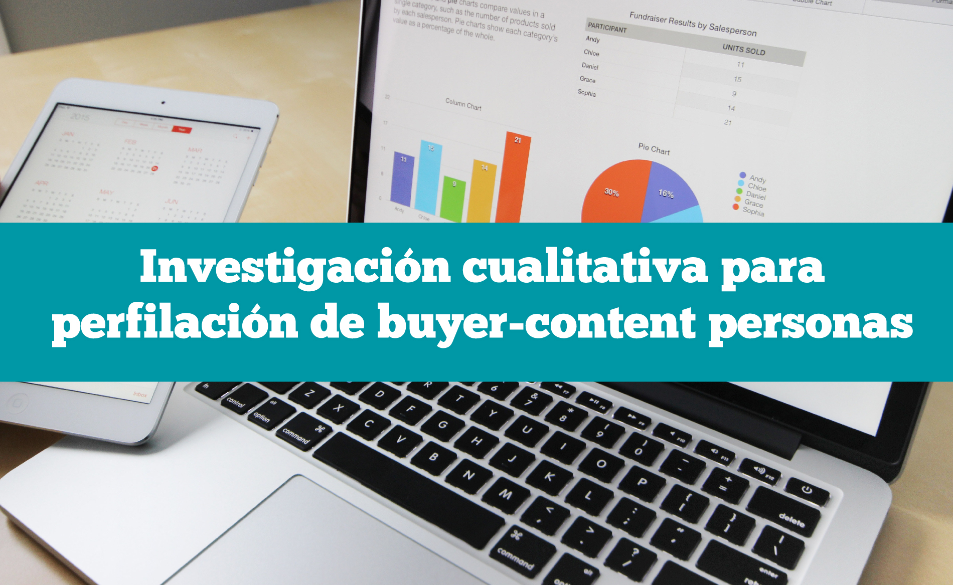 Investigación cualitativa para perfilación de buyer-content personas